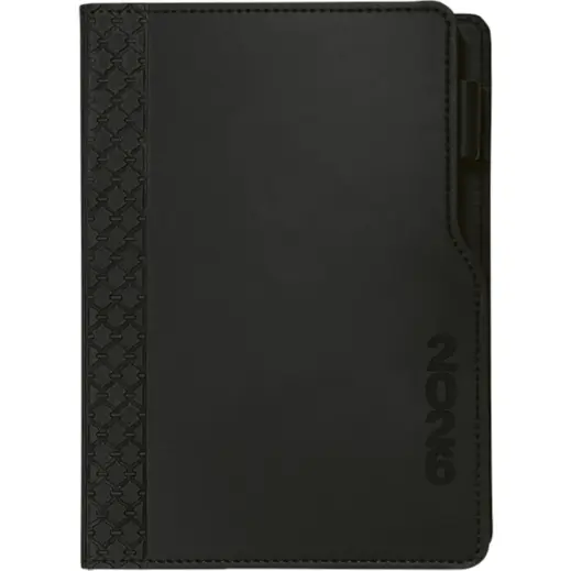 2026 Executive Cut Away A4 Diary Black Front